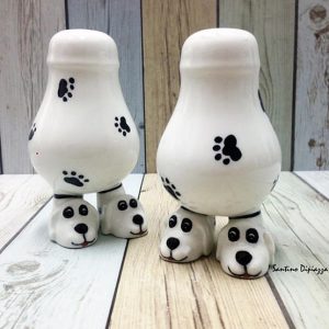 Salt and Pepper Dog Shakers
