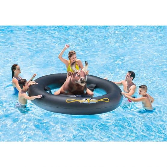 Intex Inflat-A-Bull, Inflatable Pool Toy, 96" X 77" X 32"