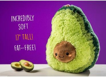 Super Soft Squishable Avocado Plush Large Size 14 Inches 
